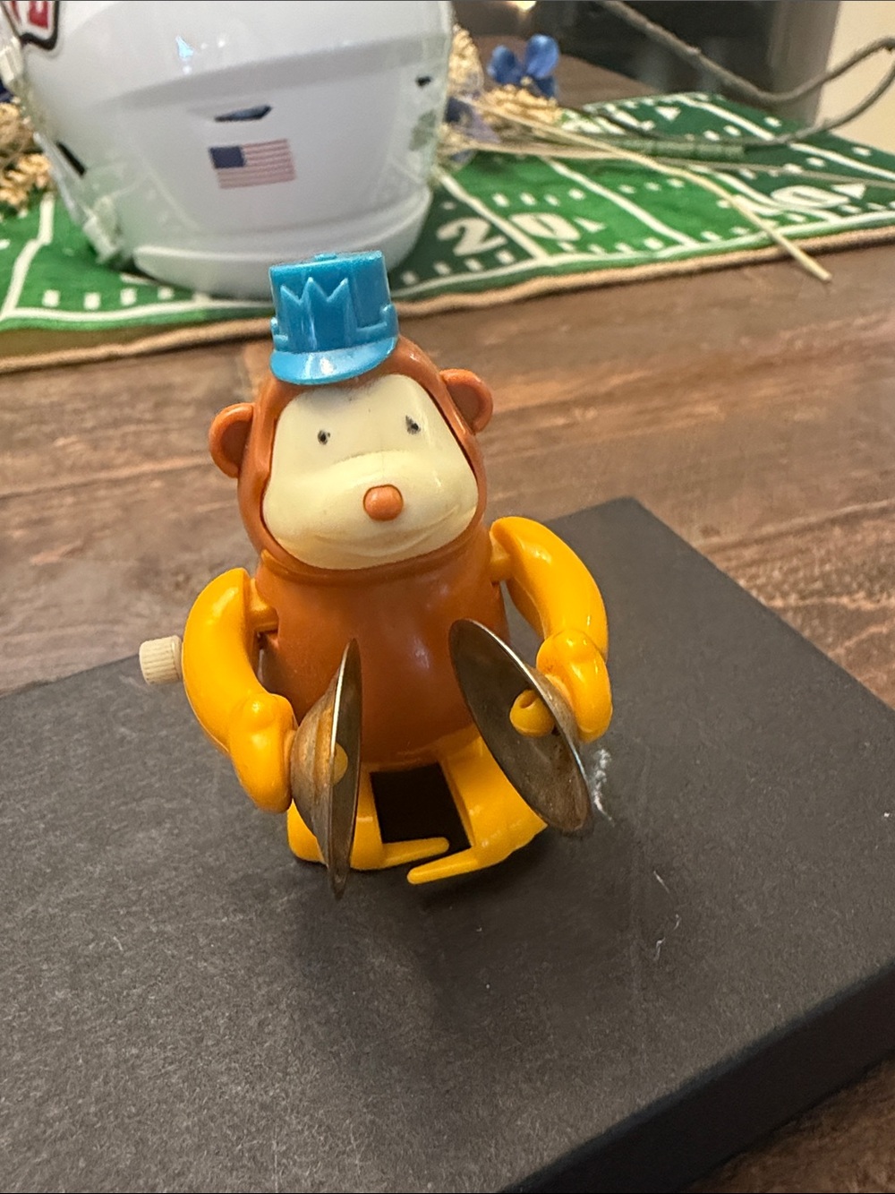 Vintage 70’s 🐒 🥁 TOMY Not So Grand Band Wind Up Cymbal Monkey Toy - Working